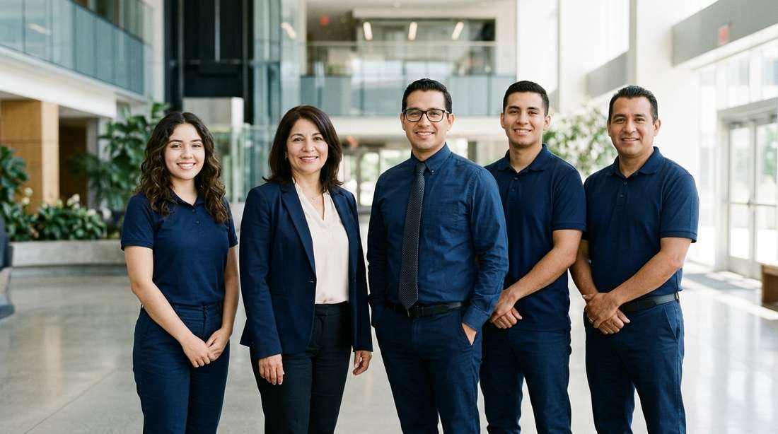 Equipo de Facility Group en una instalación corporativa